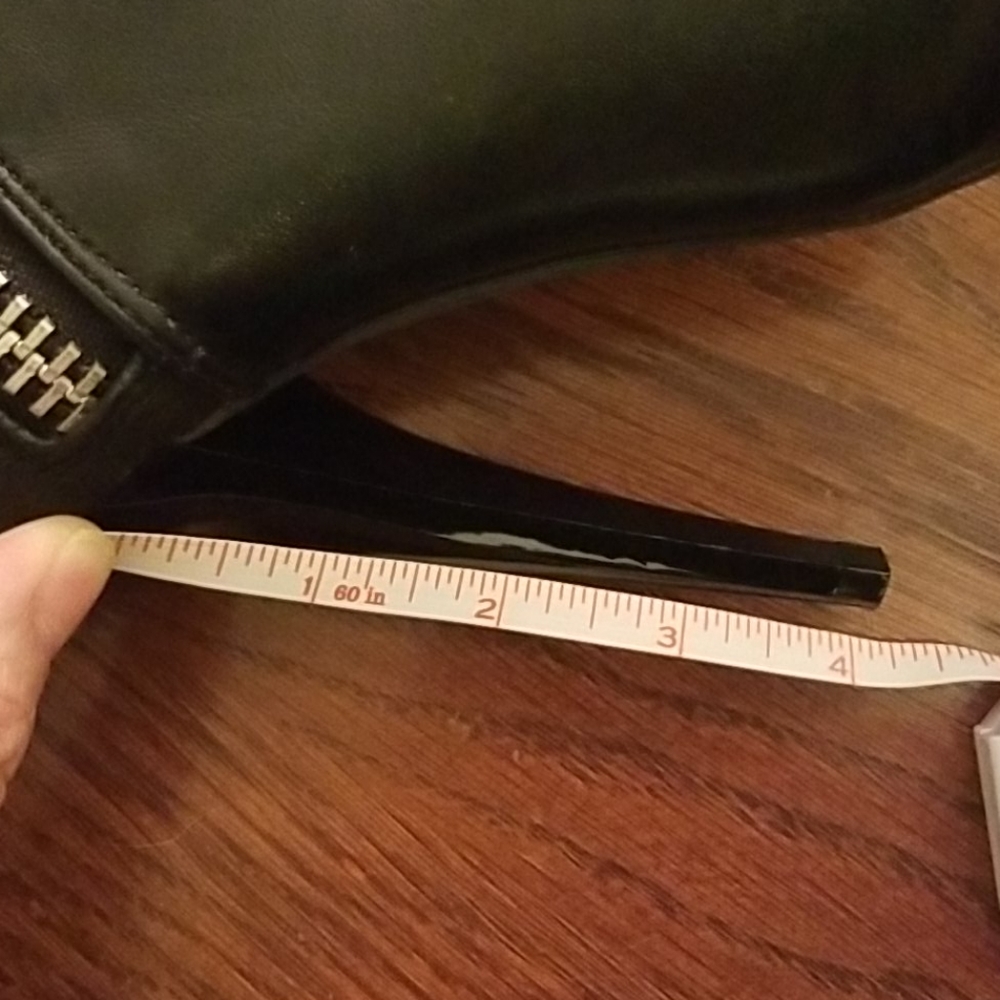NWOT Beautiful Qupid Heeled Open Toed Boot Sz 7 .5 - Picture 5 of 5